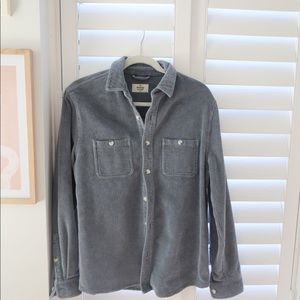 Men’s Marine Layer Indigo Corduroy Overshirt
